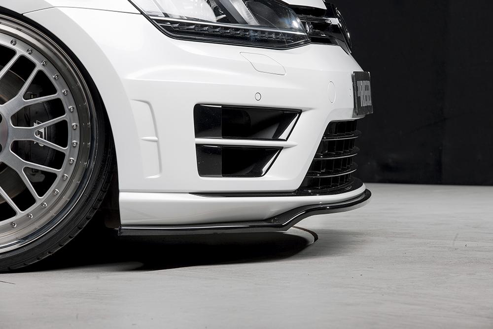 VW Golf 7 R — Frontsplitter mit Rieger Teilen